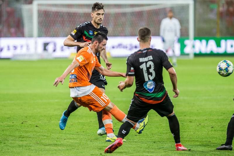 Football. Fortuna I Liga. GKS Tychy - Bruk-Bet Termalica Nieciecza. 01.07.2020