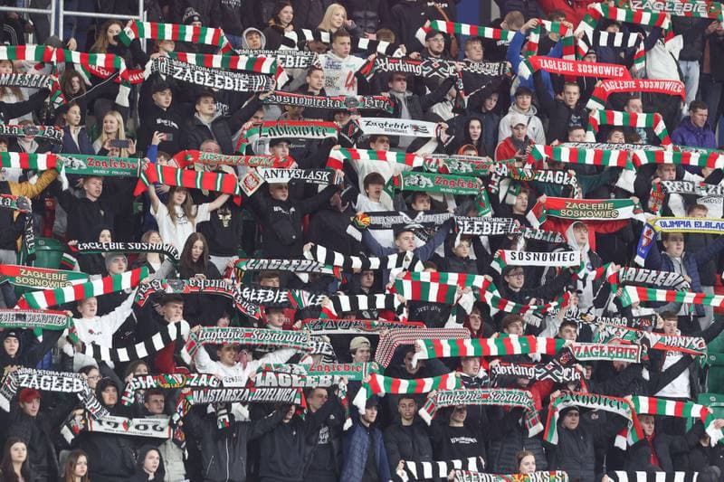 Football. Fortuna I Liga. Zaglebie Sosnowiec - Odra Opole. 10.03.2024
