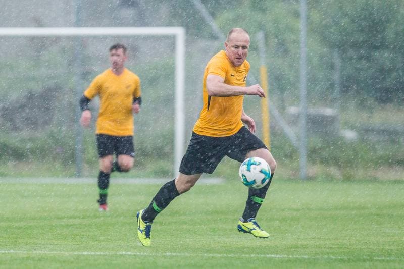 Football. Sparing. LKS Goczalkowice Zdroj - Wieczysta Krakow. 11.07.2020