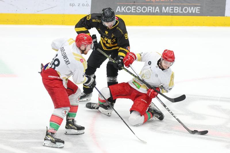 Ice Hockey. Tauron Hokej Liga. Zaglebie Sosnowiec - GKS Katowice. 12.03.2024
