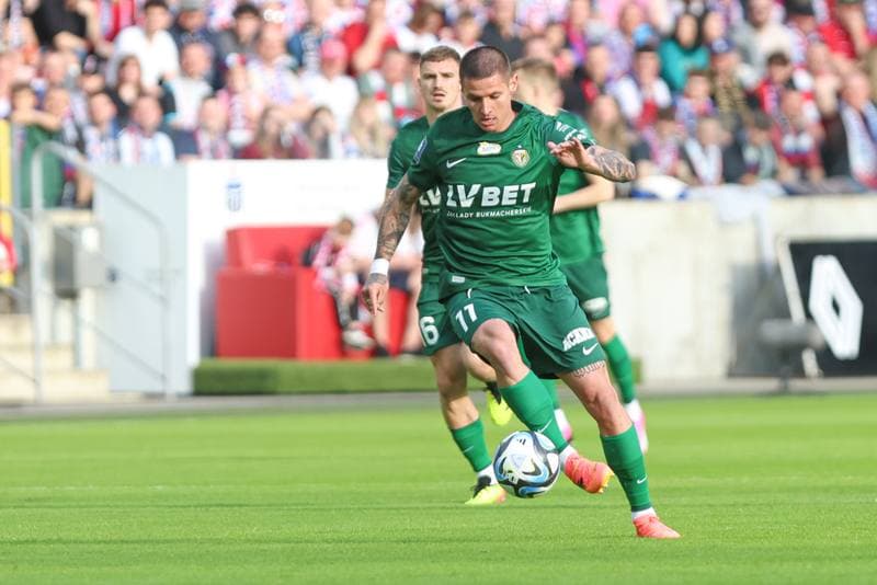 Football. PKO BP Ekstraklasa. Gornik Zabrze - Slask Wroclaw. 14.04.2024