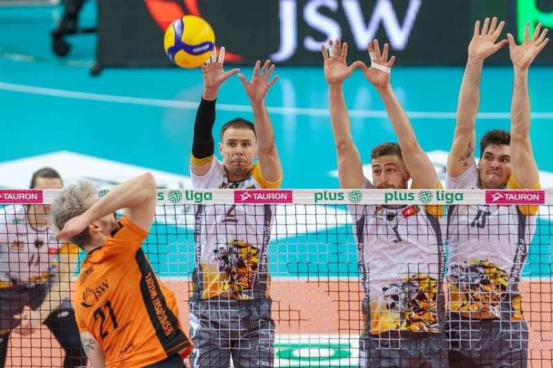 Volleyball. PlusLiga. Jastrzebski Wegiel - Trefl Gdansk. 09.04.2023