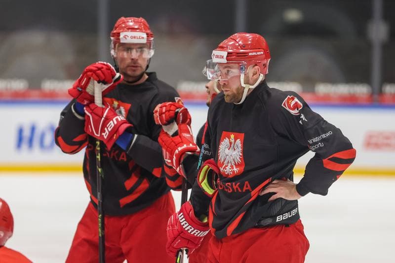 Ice Hockey. Poland national team. Training. 24.04.2023