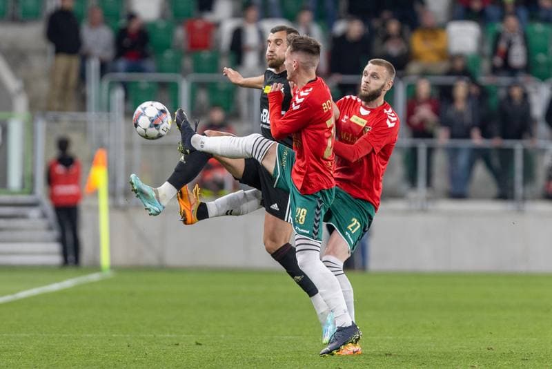 Football. Fortuna I Liga. Zaglebie Sosnowiec - LKS Lodz. 28.04.2023