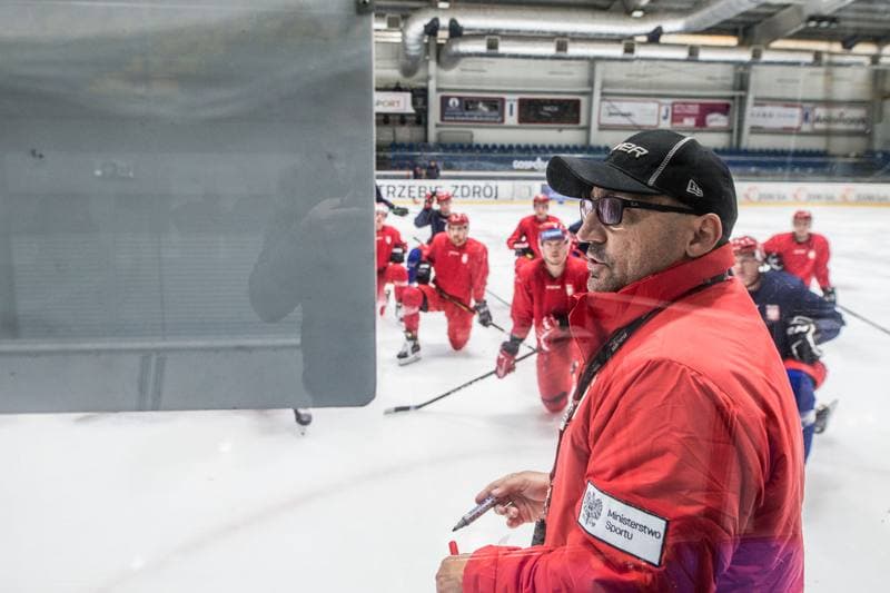 Ice Hockey. Poland national team. Training. 02.11.2020