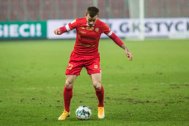 Football. Fortuna I Liga. GKS Tychy - Widzew Lodz. 03.12.2020
