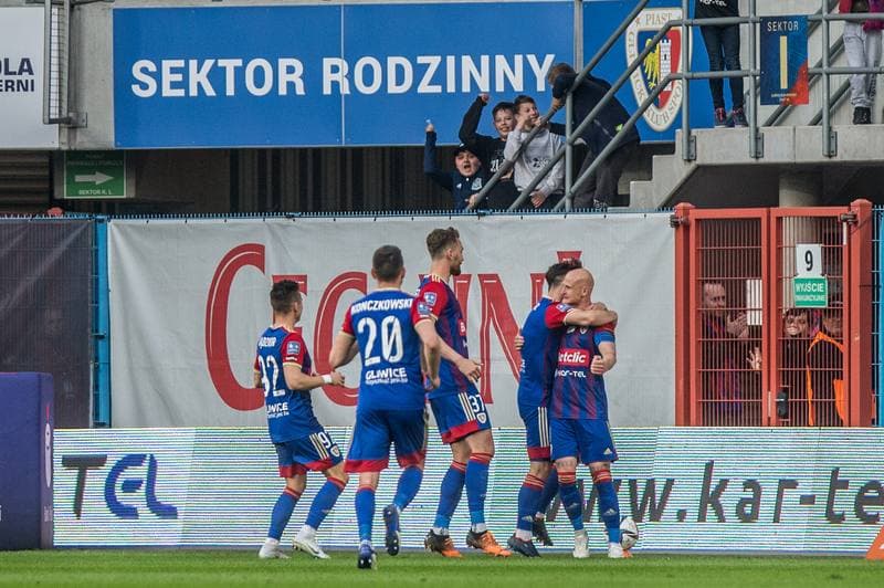 Football. PKO BP Ekstraklasa. Piast Gliwice - Jagiellonia Bialystok. 23.04.2022