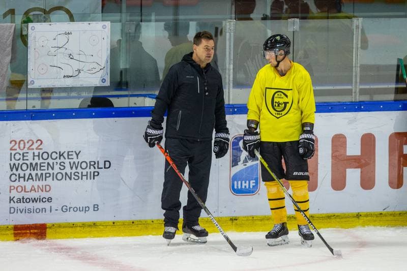 Ice Hockey. GKS Katowice. Training. 01.08.2022