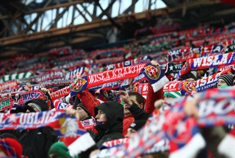 Football. T-mobile Ekstraklasa. Wisla Krakow - Pogon Szczecin. 17.03.2013
