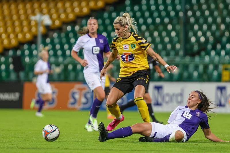 Football. UEFA Women's Champions League. GKS Katowice - RSC Anderlecht. 06.09.2023