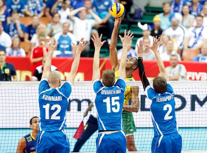 Volleyball. FIVB Men's World Championship. Brazil - Finland. 05.09.2014