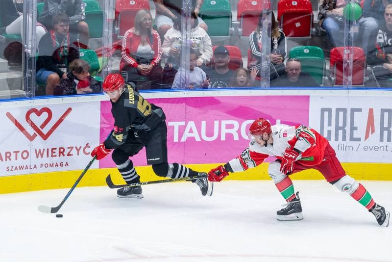Ice Hockey. Tauron Hokej Liga. Zaglebie Sosnowiec - Comarch Cracovia. 10.09.2023