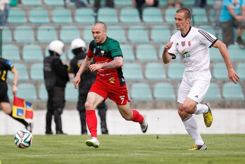 Football. I Liga. GKS Tychy - Pogon Siedlce. 09.05.2015