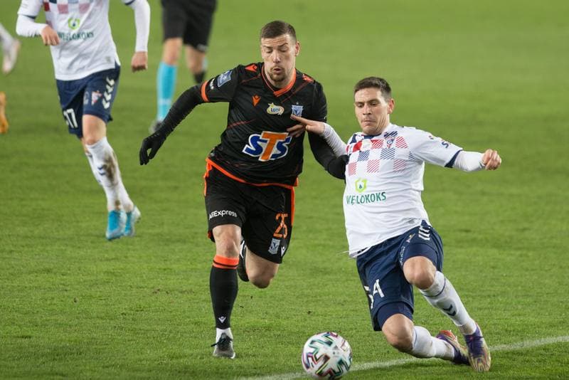 Football. PKO BP Ekstraklasa. Gornik Zabrze - Lech Poznan. 30.01.2021