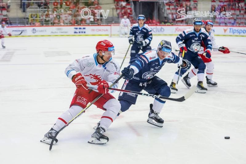 Ice Hockey. Tipsport Extraliga. Ocelari Trinec - Bily Tygri Liberec. 21.09.2023