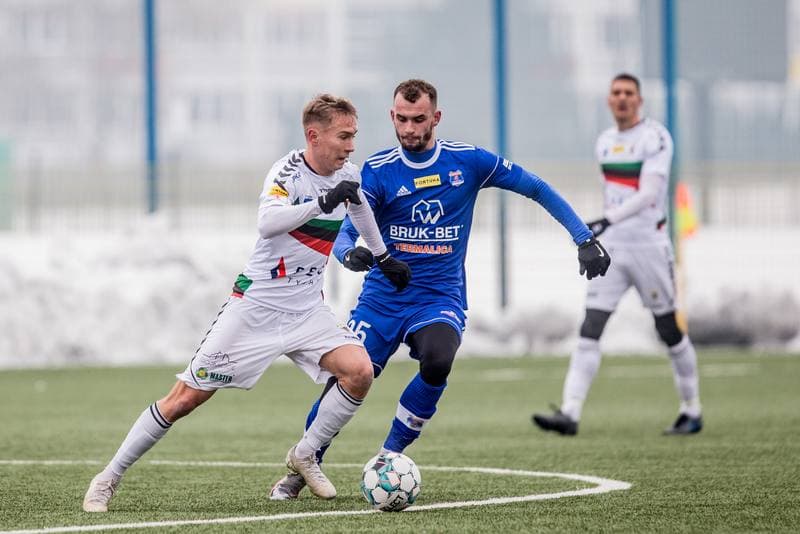 Football. Sparing. GKS Tychy - Bruk-Bet Termalica Nieciecza. 10.02.2021