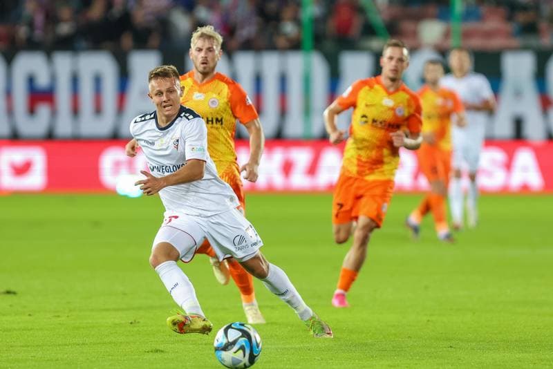 Football. PKO BP Ekstraklasa. Gornik Zabrze - Zaglebie Lubin. 02.10.2023
