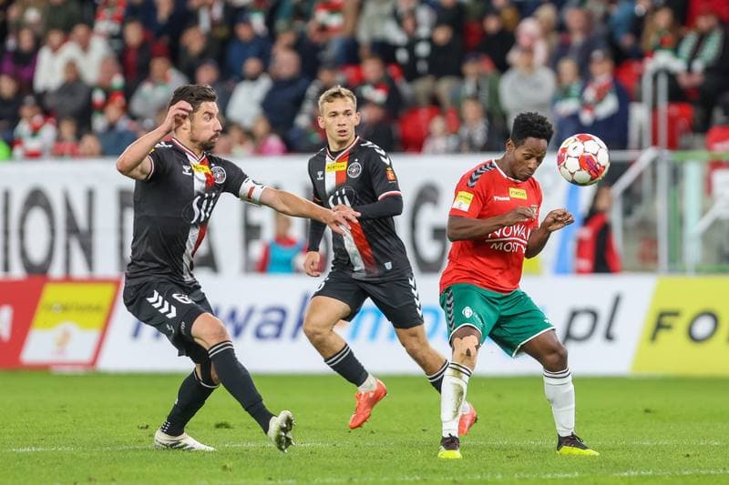 Football. Fortuna I Liga. Zaglebie Sosnowiec - Polonia Warszawa. 08.10.2023
