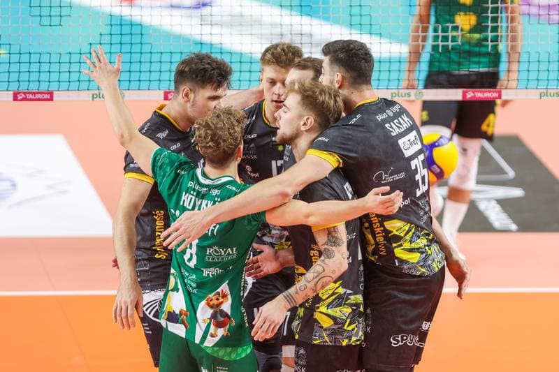 Volleyball. PlusLiga. GKS Katowice - Trefl Gdansk. 22.10.2023