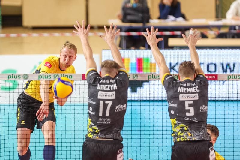 Volleyball. PlusLiga. GKS Katowice - Trefl Gdansk. 22.10.2023