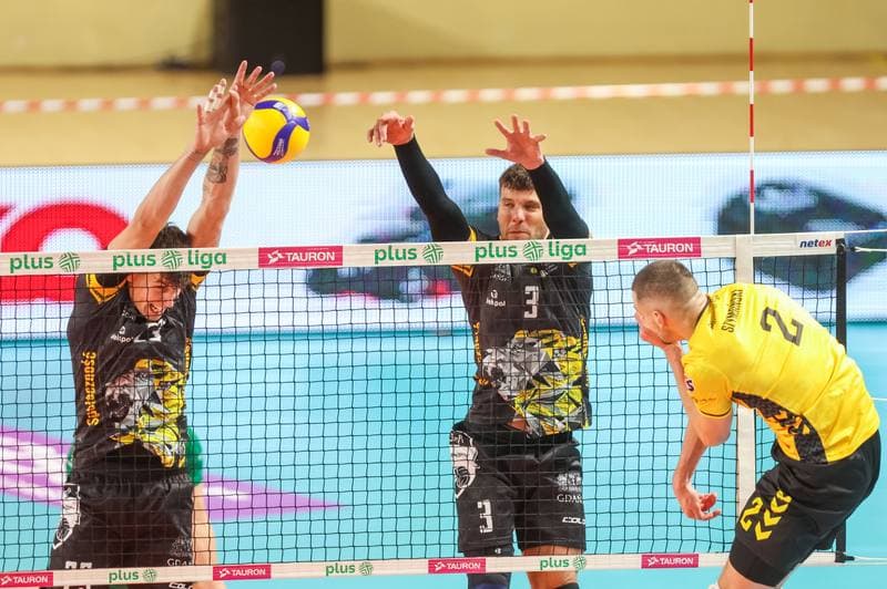 Volleyball. PlusLiga. GKS Katowice - Trefl Gdansk. 22.10.2023