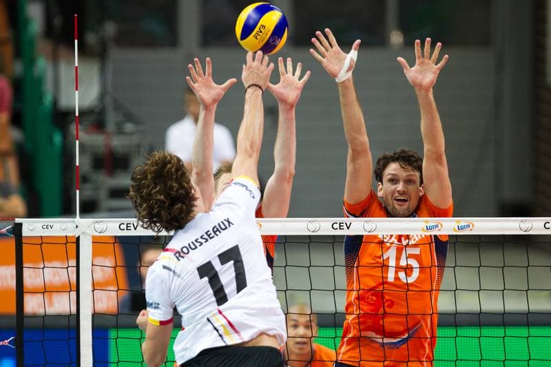 Volleyball. CEV EuroVolley. Netherlands - Belgium. 28.08.2017