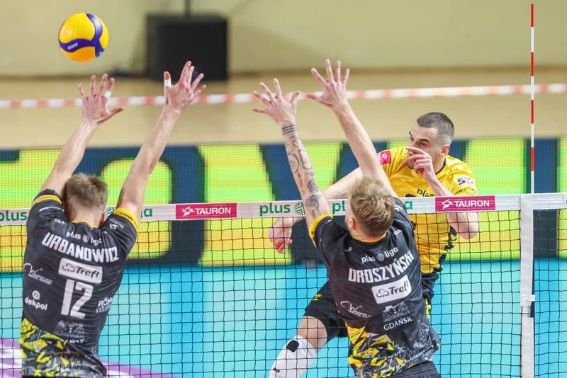 Volleyball. PlusLiga. GKS Katowice - Trefl Gdansk. 22.10.2023