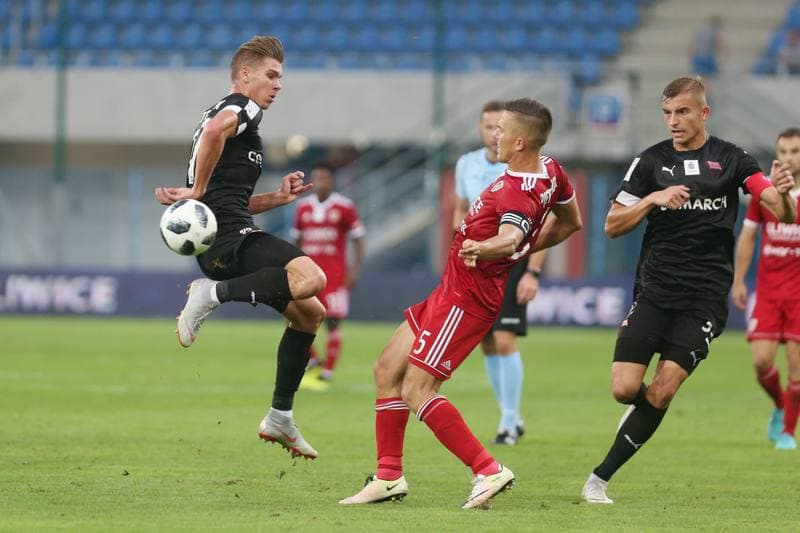 Football. Lotto Ekstraklasa. Piast Gliwice - Cracovia Krakow. 24.08.2018