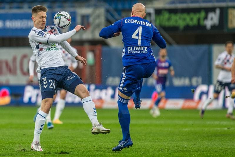 Football. PKO BP Ekstraklasa. Piast Gliwice - Gornik Zabrze. 12.04.2021