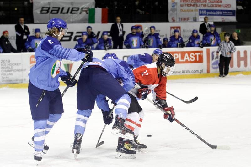 Ice Hockey. U20 World Championship Division I. Italy - Japan. 14.12.2018