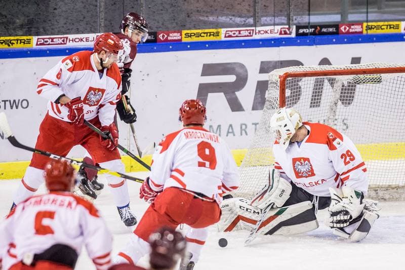 Ice Hockey. Three Seas Tournament. Poland - Latvia. 21.04.2021