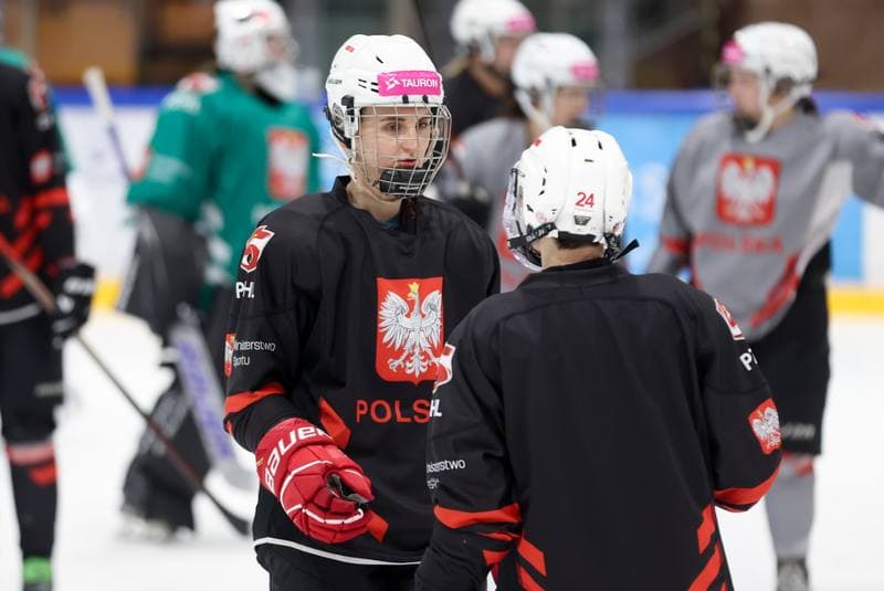 Ice Hockey. Poland national team. Training. 05.02.2024