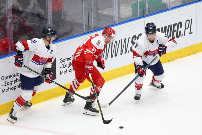 Ice Hockey. Olympic Qualification. Korea - Poland. 11.02.2024