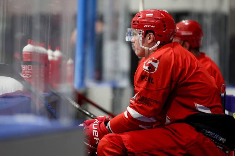 Ice Hockey. Poland national team. Training. 22.04.2024