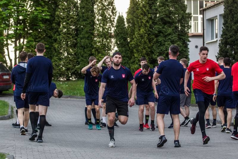 Ice Hockey. Poland national team. Training. 12.05.2021