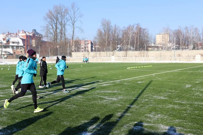 Football. Gornik Zabrze. Training. 10.01.2024