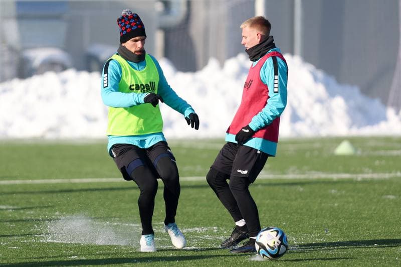 Football. Gornik Zabrze. Training. 10.01.2024