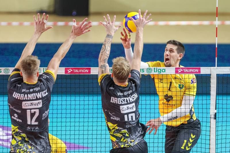 Volleyball. PlusLiga. GKS Katowice - Trefl Gdansk. 22.10.2023