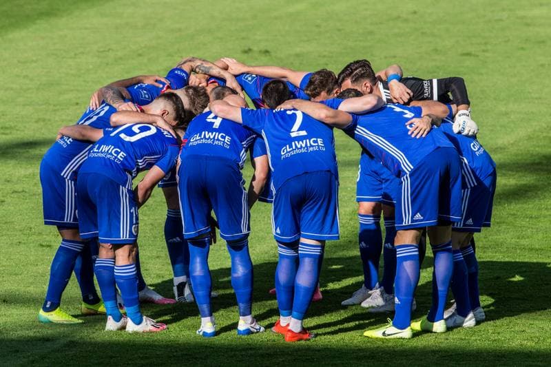 Football. PKO BP Ekstraklasa. Piast Gliwice - Slask Wroclaw. 05.07.2020