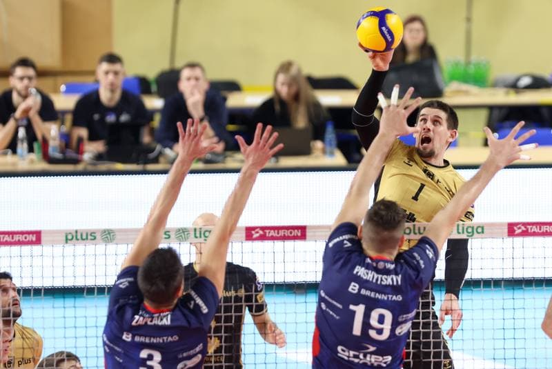 Volleyball. PlusLiga. GKS Katowice - Grupa Azoty ZAKSA Kedzierzyn-Kozle. 10.02.2024