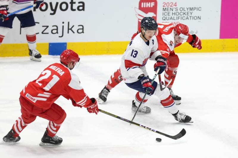 Ice Hockey. Olympic Qualification. Korea - Poland. 11.02.2024
