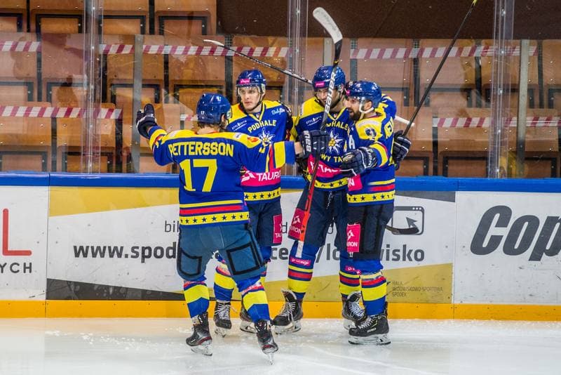 Ice Hockey. Polska Hokej Liga. GKS Katowice - Tauron Podhale Nowy Targ. 08.01.2021