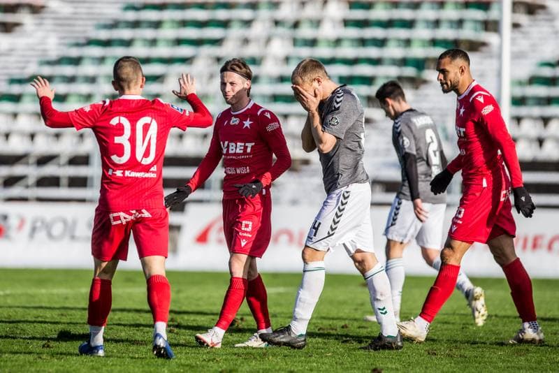 Football. Sparing. Zaglebie Sosnowiec - Wisla Krakow. 20.01.2021