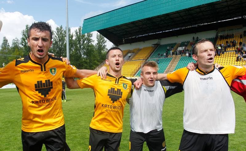 Football. I Liga. GKS Katowice - Olimpia Grudziadz. 10.05.2015