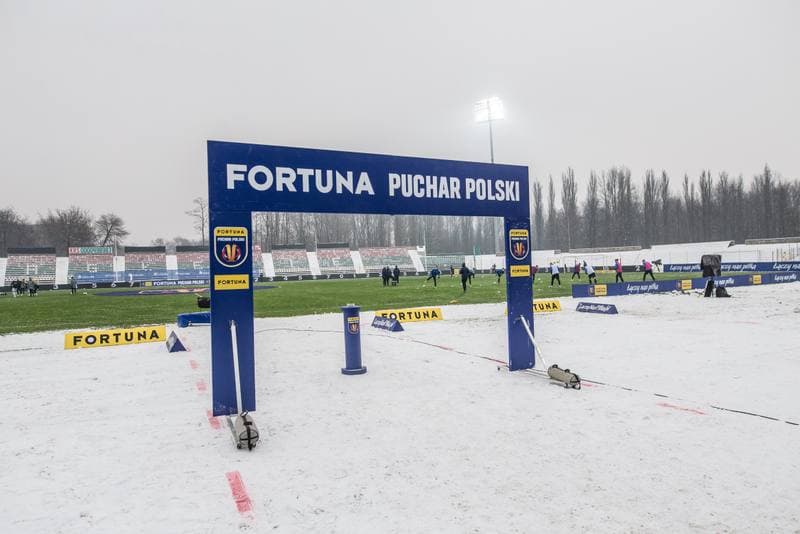Football. Fortuna Puchar Polski. Puszcza Niepolomice - Lechia Gdansk. 09.02.2021
