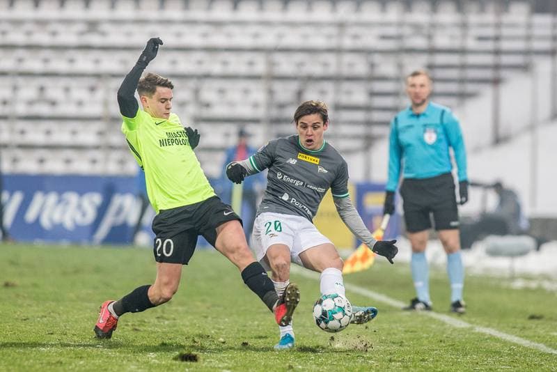 Football. Fortuna Puchar Polski. Puszcza Niepolomice - Lechia Gdansk. 09.02.2021