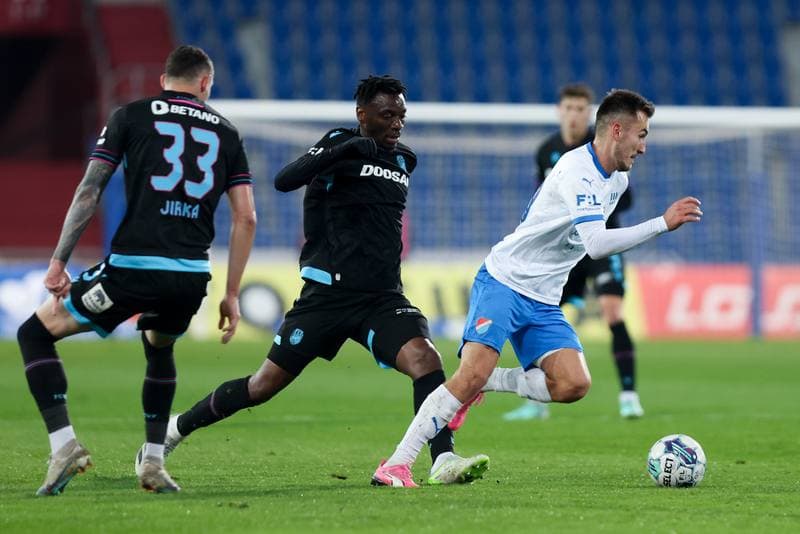 Football. Fortuna:Liga. Banik Ostrava - Viktoria Plzen. 13.02.2024