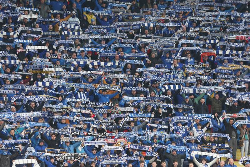 Football. PKO BP Ekstraklasa. Ruch Chorzow - Warta Poznan. 17.02.2024