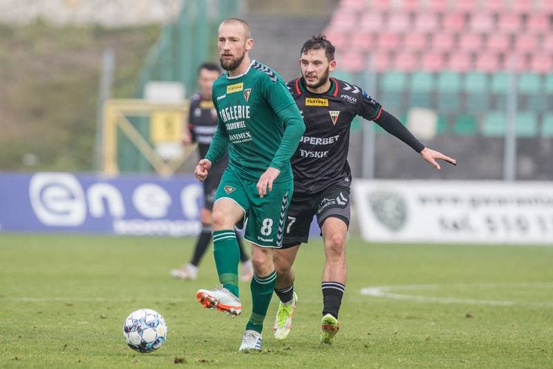 Football. Sparing. Zaglebie Sosnowiec - GKS Tychy. 13.11.2021