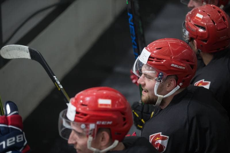 Ice Hockey. Poland national team. Training. 02.05.2021